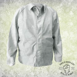 Chaqueta industrial en cuero carnaza